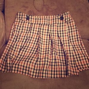Plaid Skort